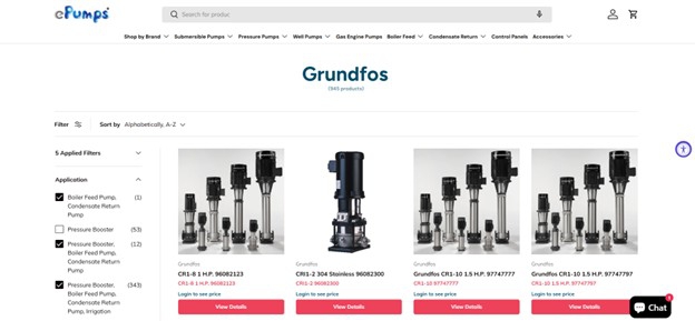 Where to find Grundfos Pumps