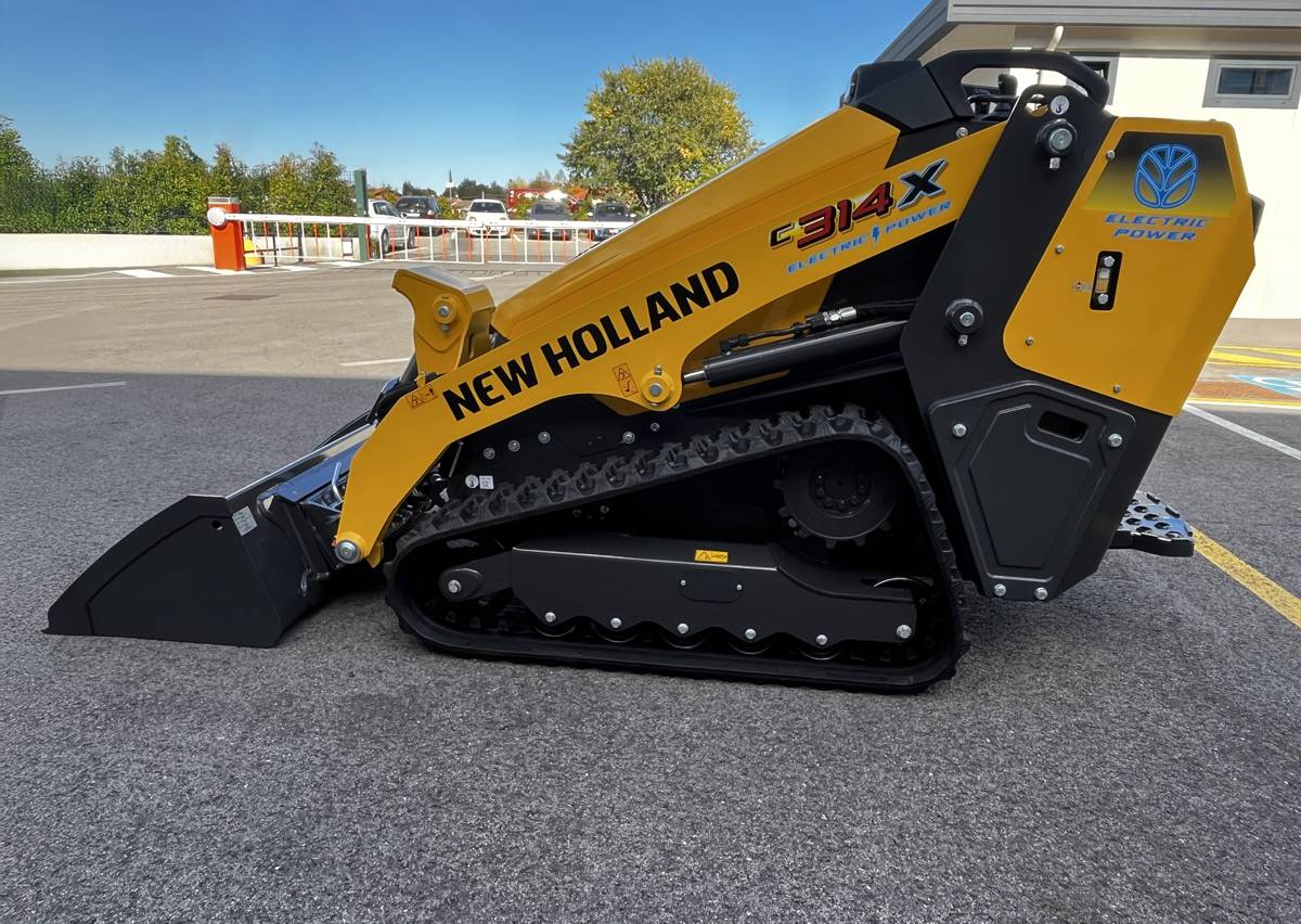 New Holland C314X Electric Mini Track Loader Redefines Compact Power