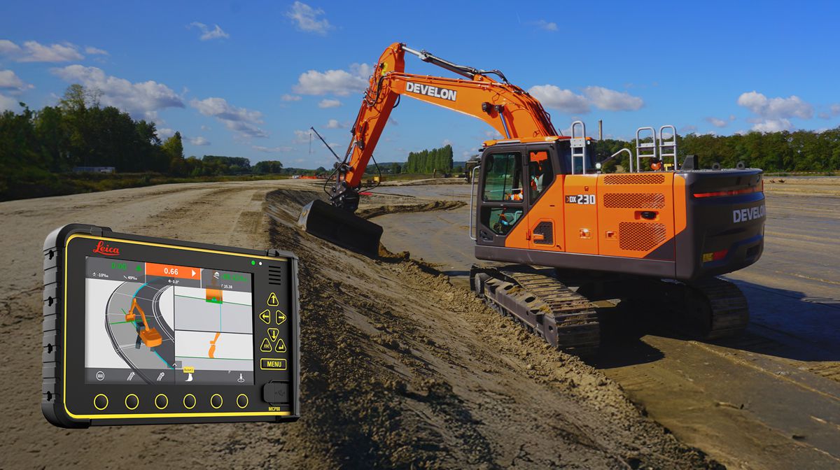 Develon and Leica Unlock 3D Precision for 9 Series Excavators