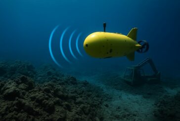 Acoustic Innovation Connecting Drones and Underwater Robots