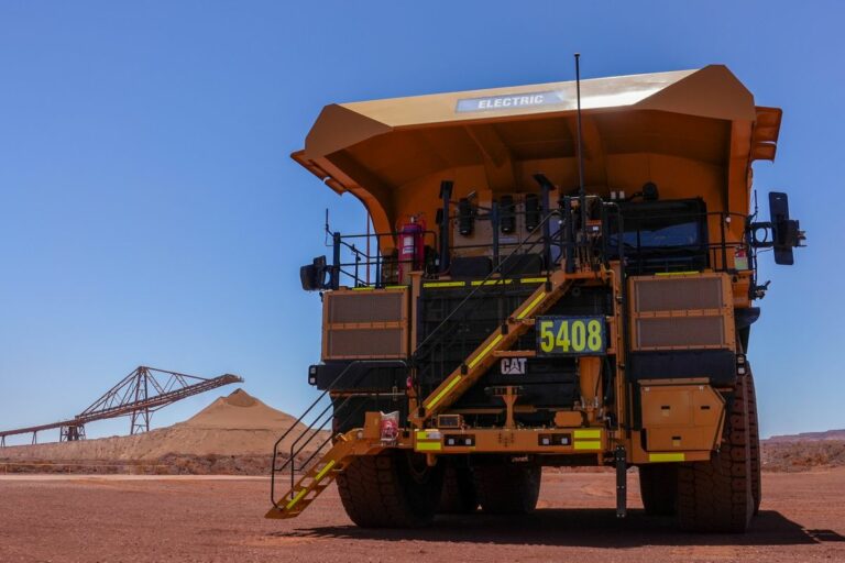 Cat Battery Electric Haul Trucks Begin Pilbara Testing with Rio Tinto and BHP