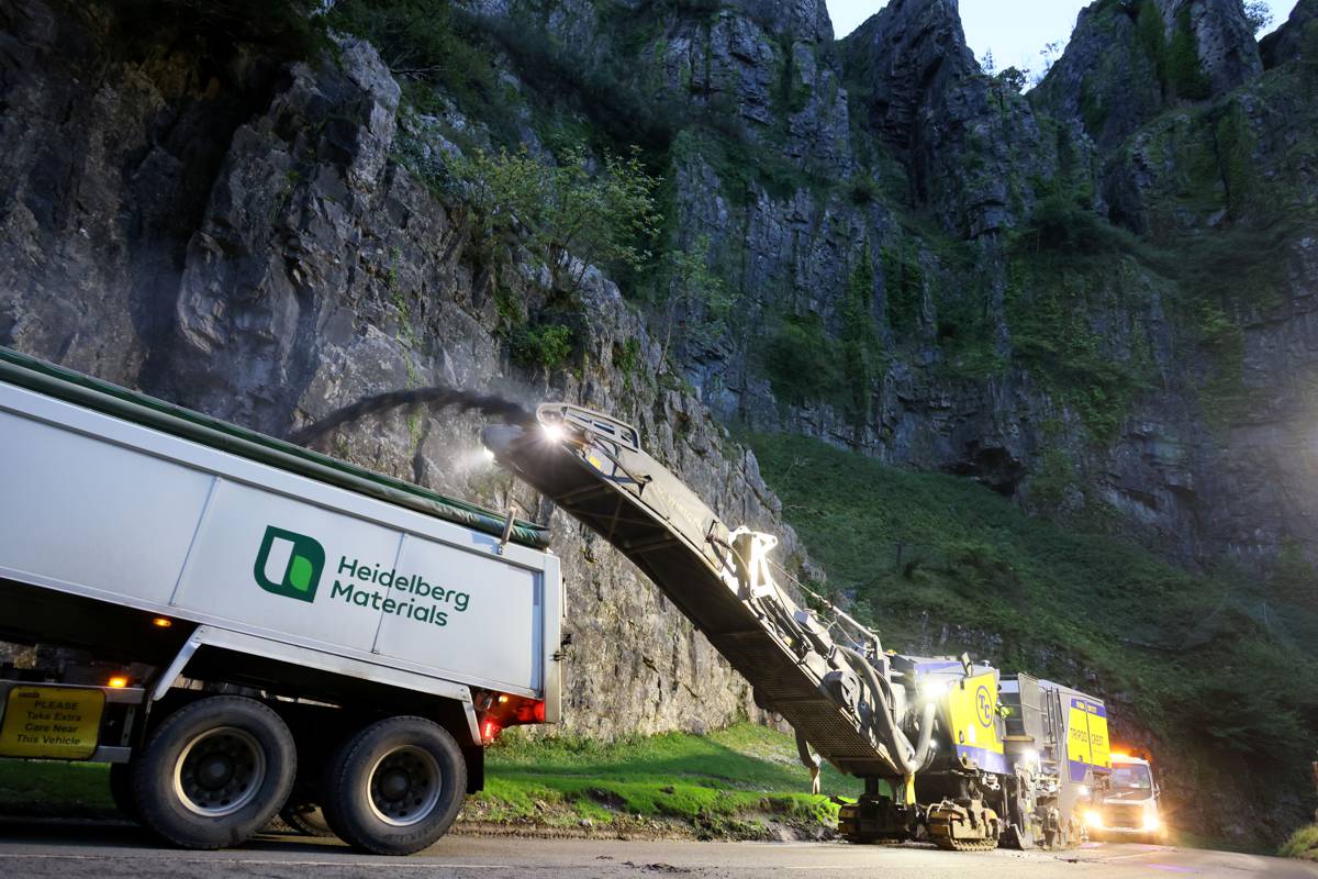 Heidelberg Materials Delivers Sustainable Road Renewal in Cheddar Gorge