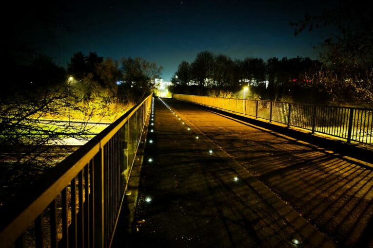 SolarLite Pathway Studs Transforming Road Safety in Milton Keynes