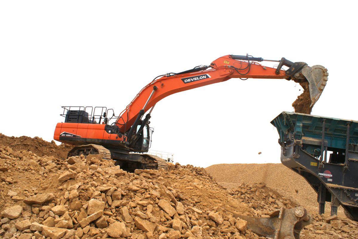 Skillington Quarry Thrives With Develon Heavy Equipment