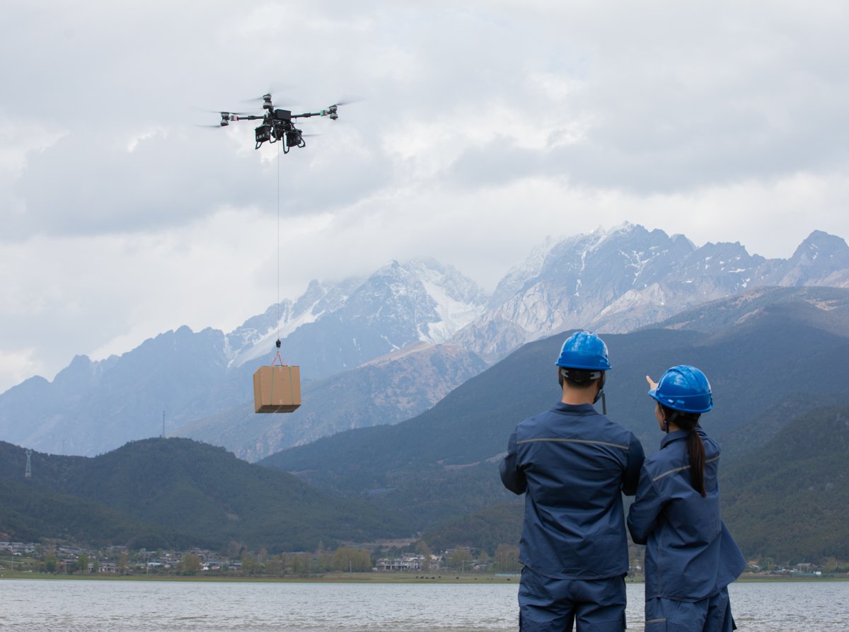 DJI FlyCart 100 Redefining Heavy-Lift Aerial Logistics