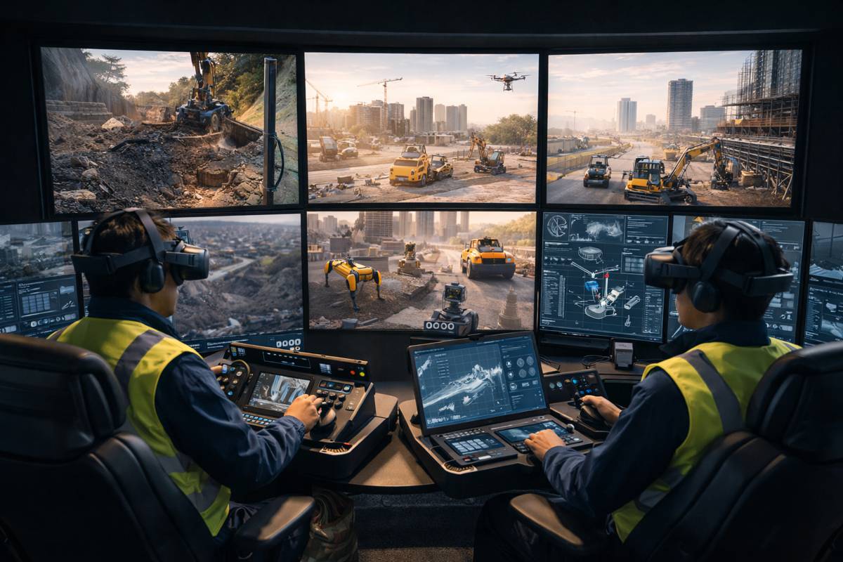 Humans and Machines Redefine Construction Careers