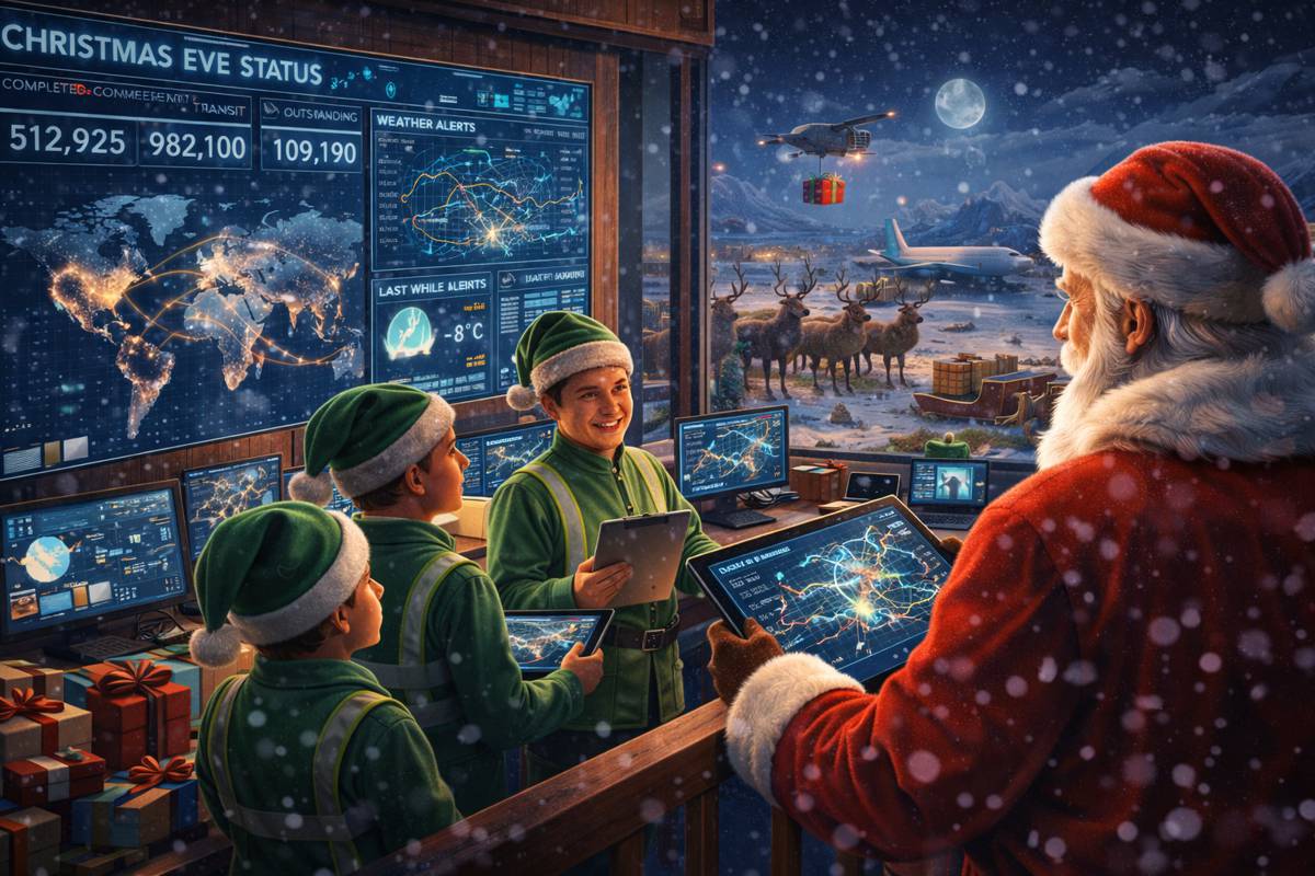 Santa’s Smart Logistics - How the North Pole Would Deliver Christmas in the Digital Age