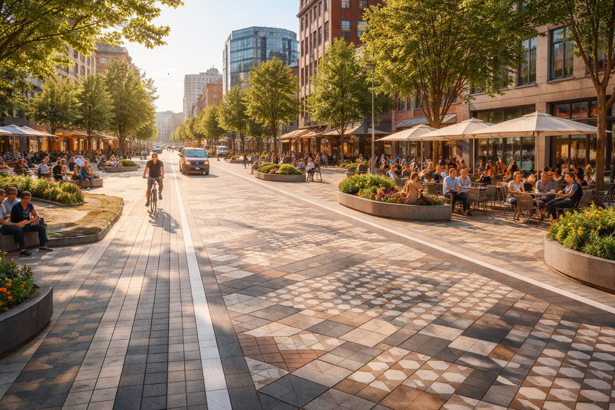 Tiled Roads are Reinventing Urban Surfaces for Safety, Style, and Sustainability