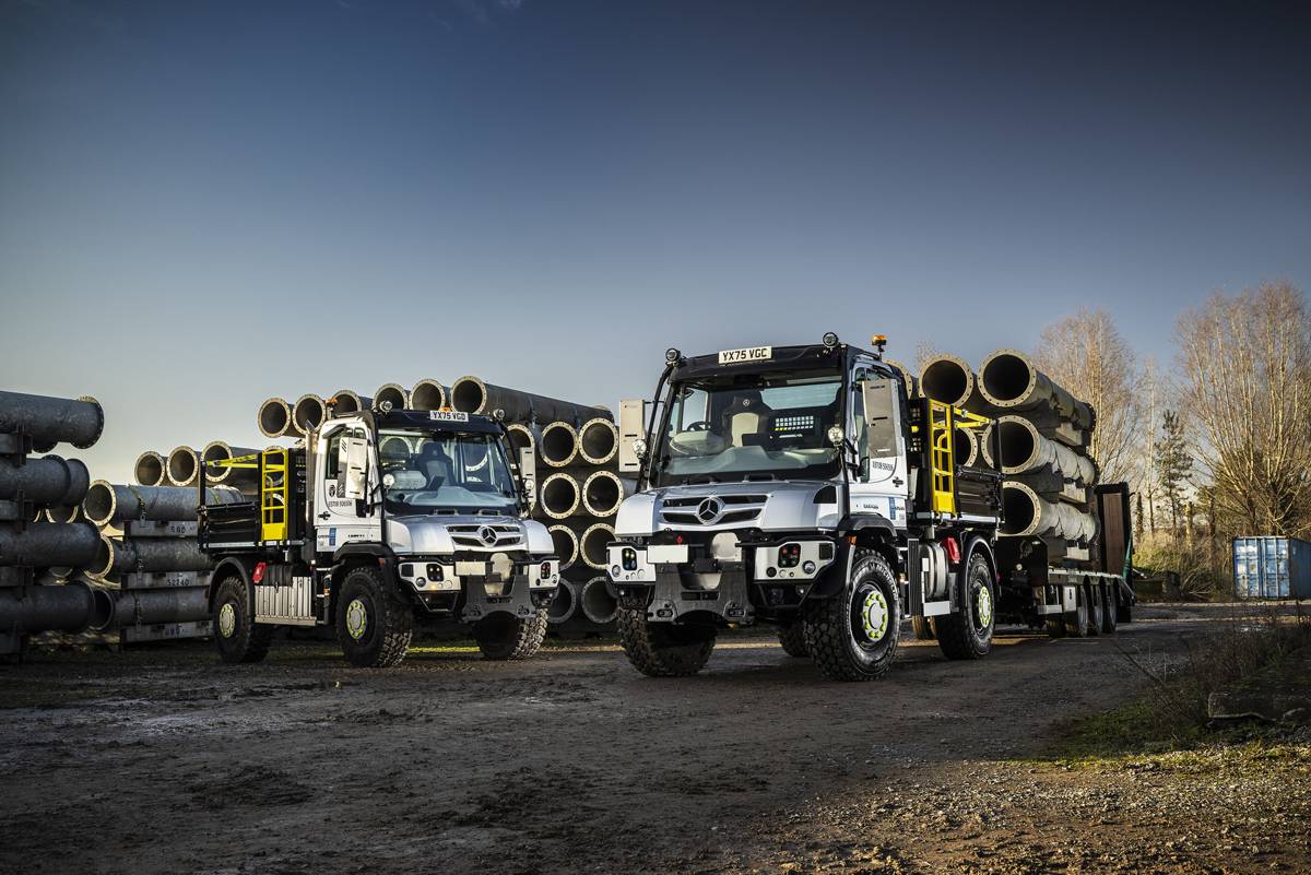 Unimogs Reinforce Front Line Flood Response in Britain