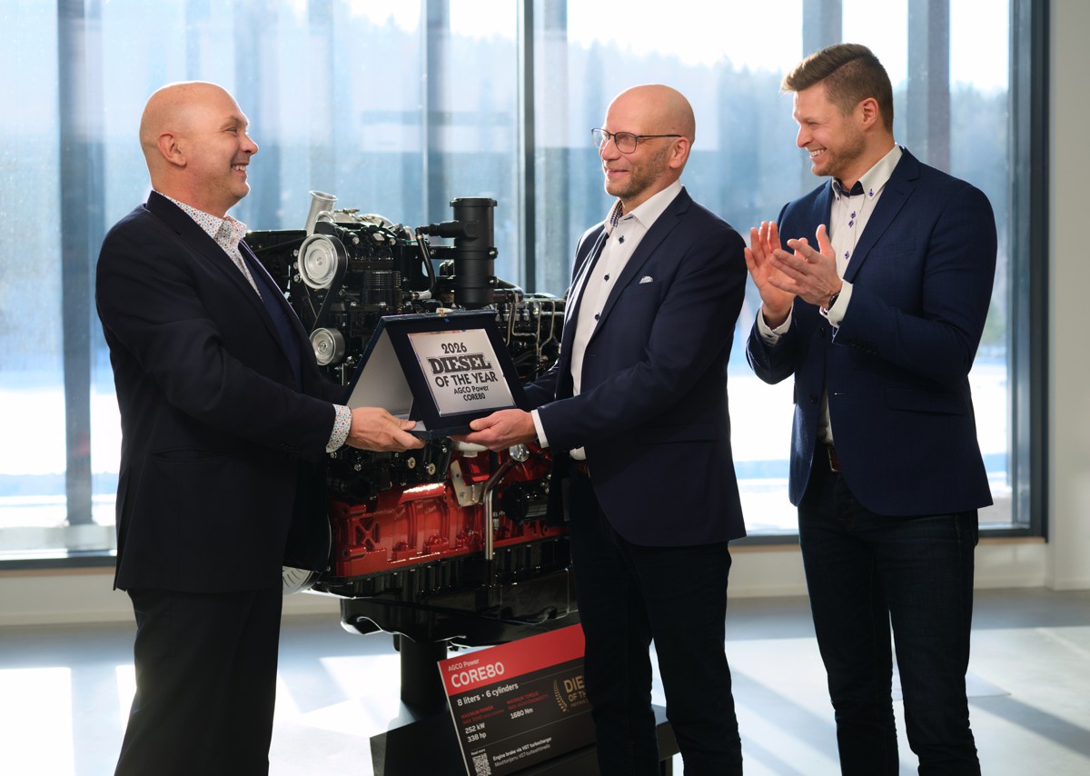 AGCO Power Wins Diesel Of The Year With Core80 Engine