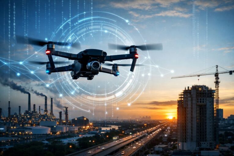 Securing Infrastructure Drones Through Intelligent Airborne Networks