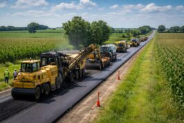 Large Scale Soy Pavement Trial Transforming Rural Infrastructure in Iowa