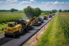 Large Scale Soy Pavement Trial Transforming Rural Infrastructure in Iowa
