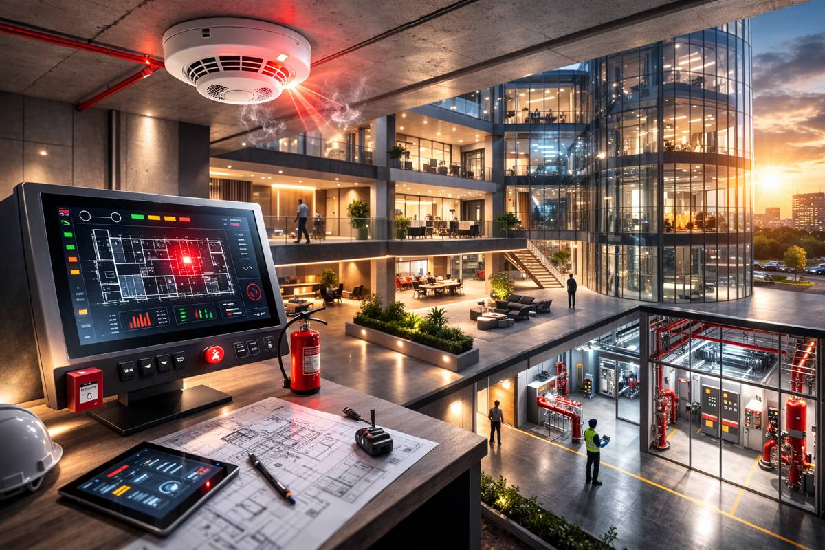 Meeting UK Fire Safety Regulations with Smart Building Technology