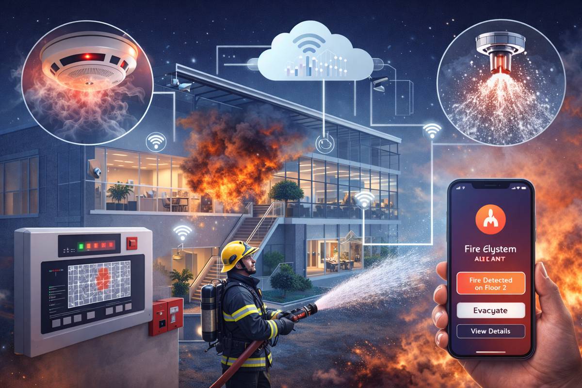 Meeting UK Fire Safety Regulations with Smart Building Technology