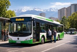 Bishkek moves Towards Cleaner Mobility with new CNG Bus Fleet