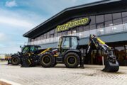 Tru7 Group Celebrates With Custom JCB Backhoe Loader and Telehandler