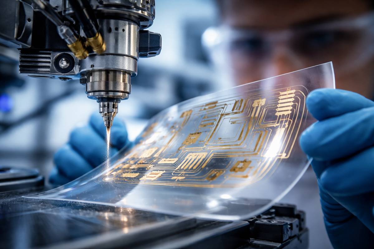 Printed Microelectronics for Smart Infrastructure