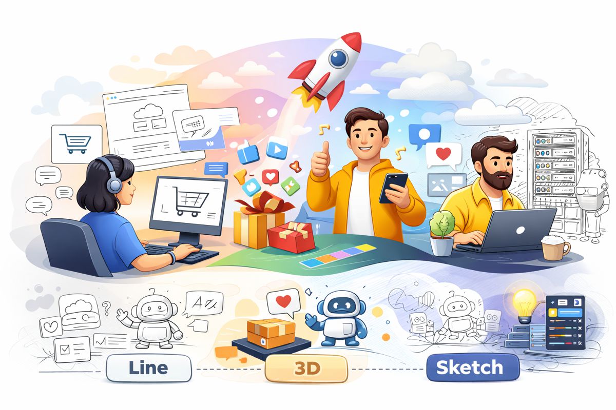 Building a Coherent Brand System with Off-the-Shelf Vector Assets