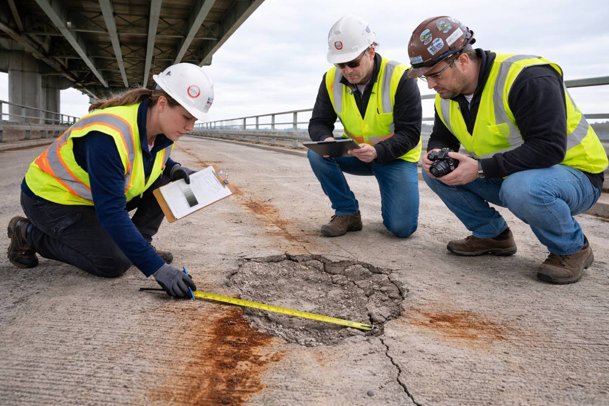 What It Actually Takes to Keep a Highway Bridge Standing: Inspection, Scanning, and Structural Repair