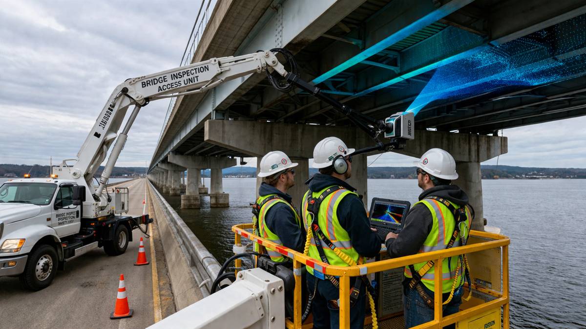 What It Actually Takes to Keep a Highway Bridge Standing: Inspection, Scanning, and Structural Repair
