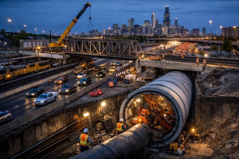 Rebuilding Critical Artery in Chicago Moves Forward with I 290 Modernisation