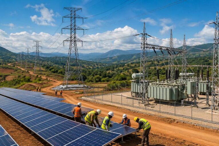 Powering Progress in Guinea with Solar and Grid Infrastructure