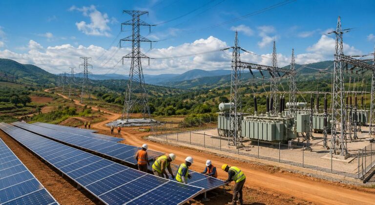 Powering Progress in Guinea with Solar and Grid Infrastructure