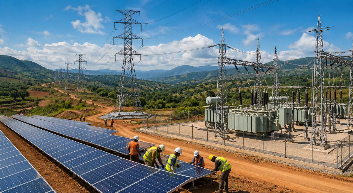 Powering Progress in Guinea with Solar and Grid Infrastructure