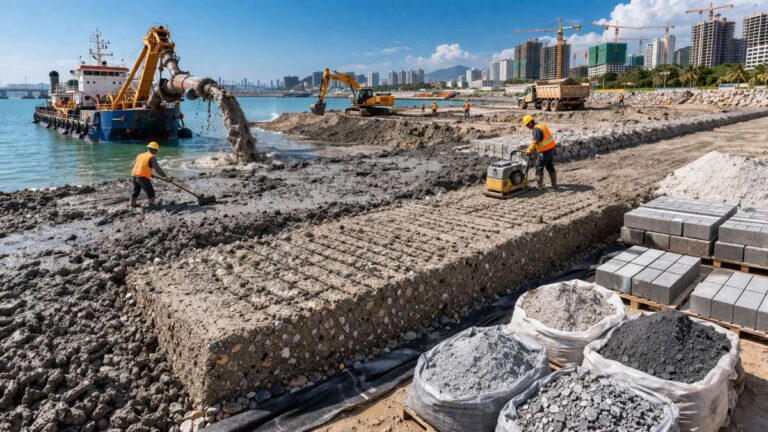 Turning Marine Mud into a Low Carbon Construction Resource