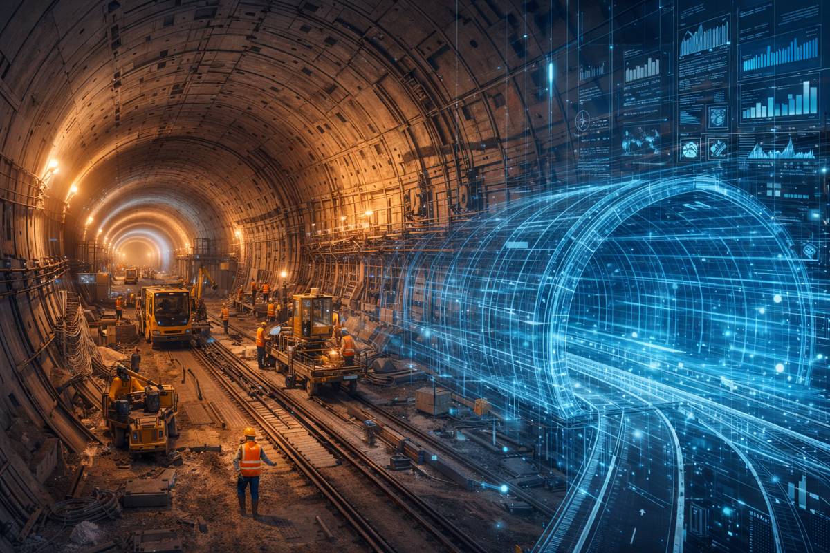 Tunnel construction meets futuristic vision