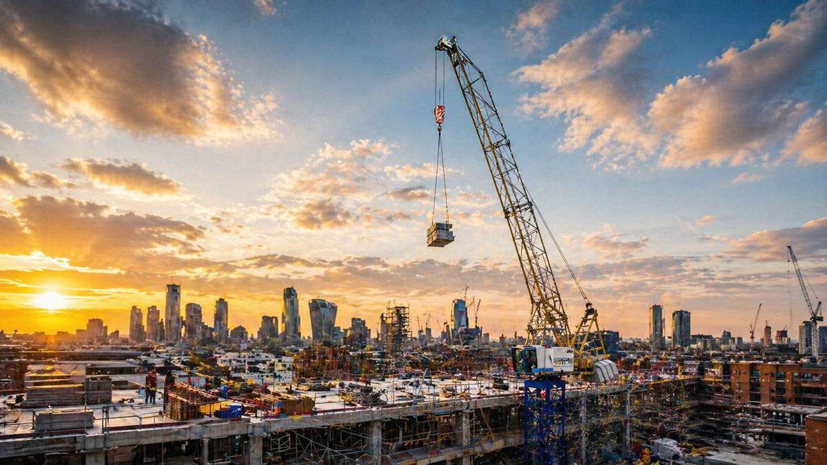 Liebherr Brings High Density Lifting Capability to UK Urban Construction