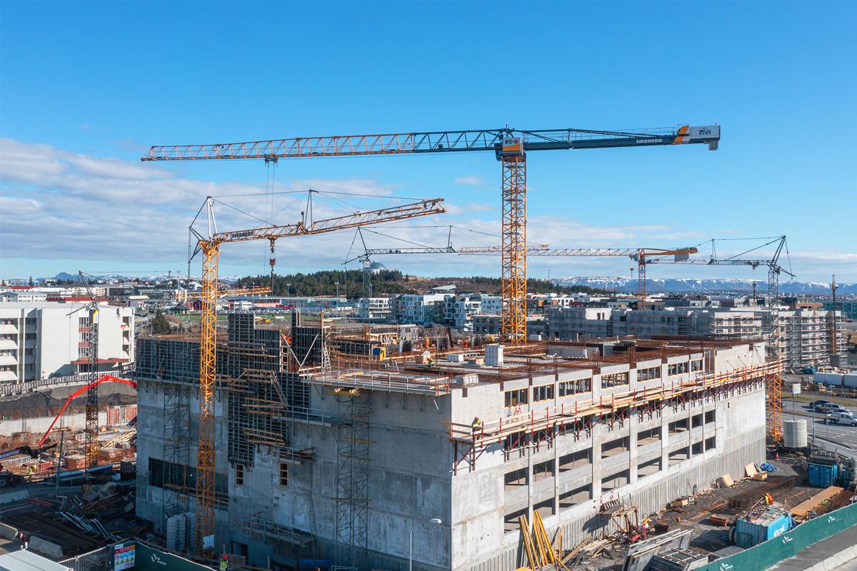 Liebherr Tower Cranes Support Iceland’s Infrastructure Transformation
