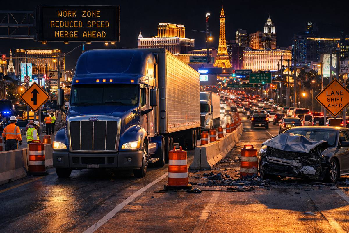 Why Work Zones, Freight Corridors, and Heavy Traffic Make Truck Crashes More Complex