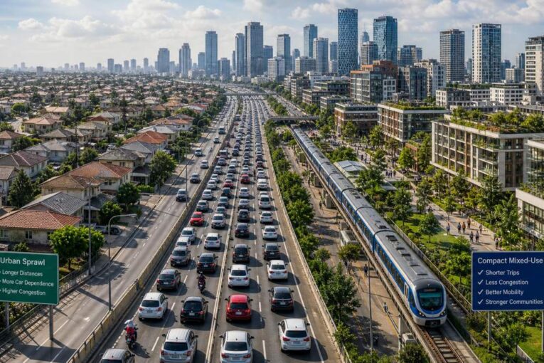 Traffic is Created by Cities Not Just Roads