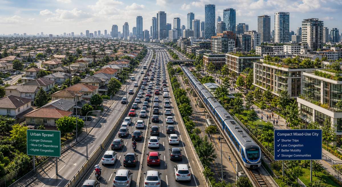 Traffic is Created by Cities Not Just Roads