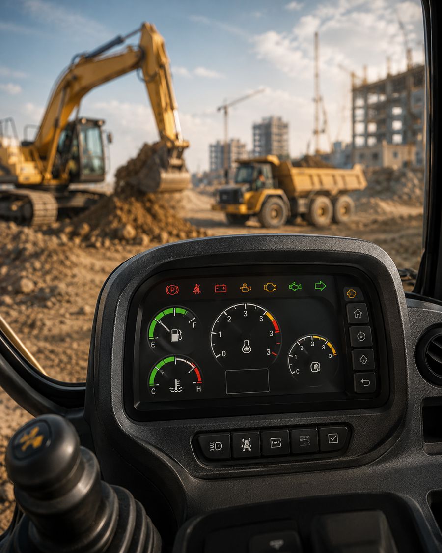 Why J1939 Gauges Are Critical in Heavy Equipment Instrument Clusters?