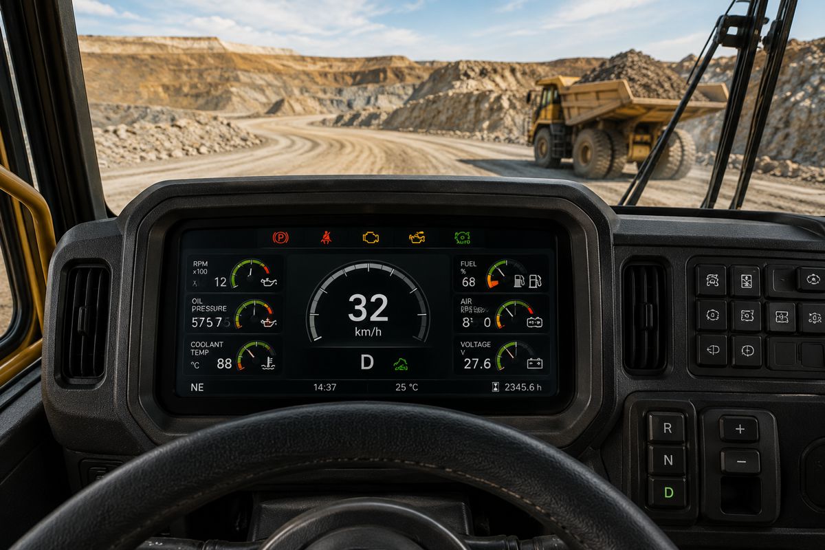 Why J1939 Gauges Are Critical in Heavy Equipment Instrument Clusters?