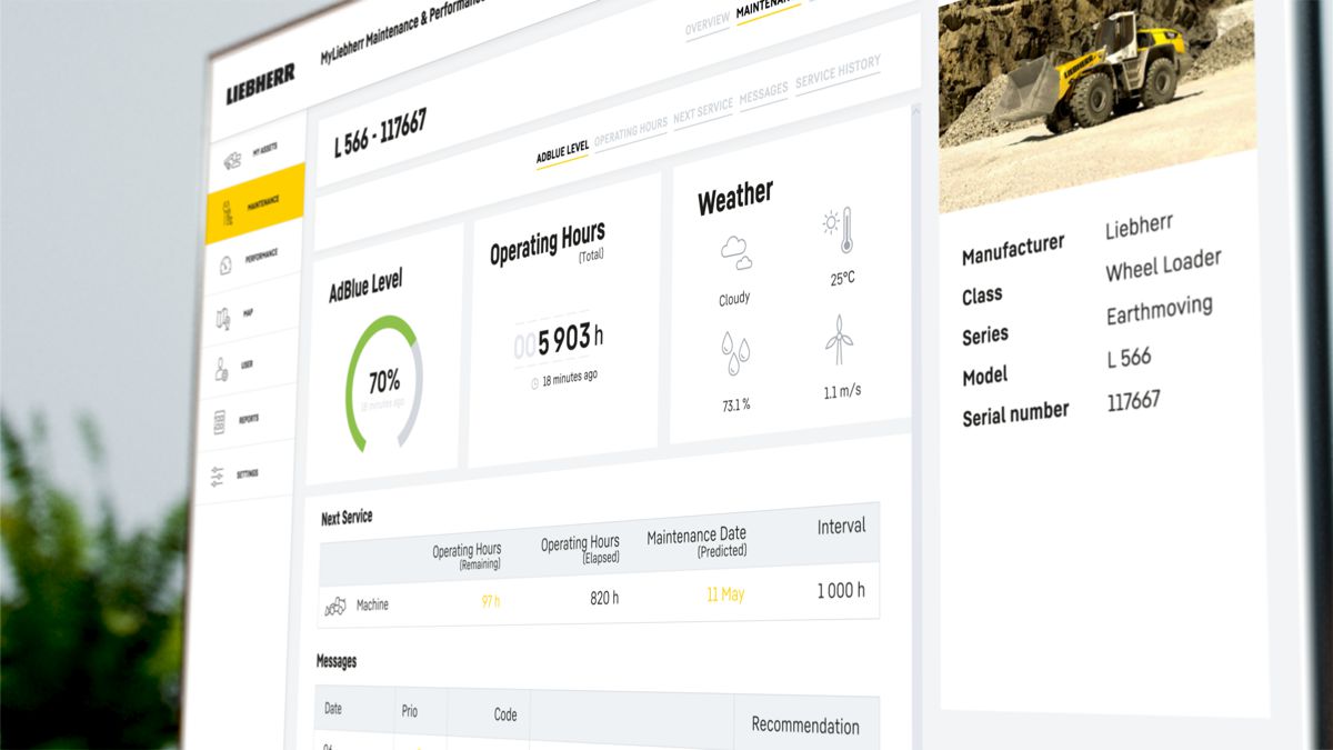 Turning Machine Data Into Construction Intelligence with MyLiebherr