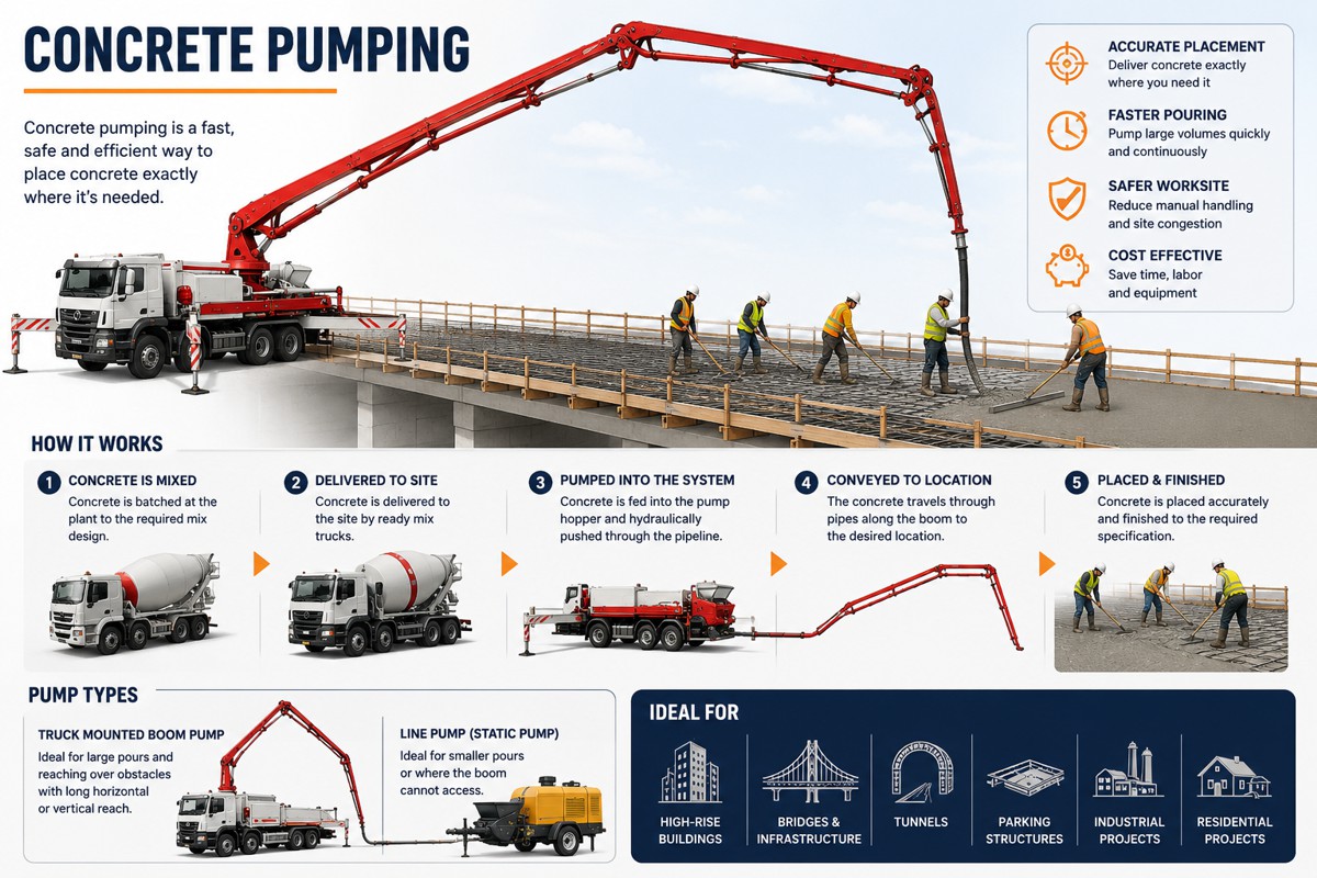 Precision Concrete Pumping Is Vital for Structural Integrity