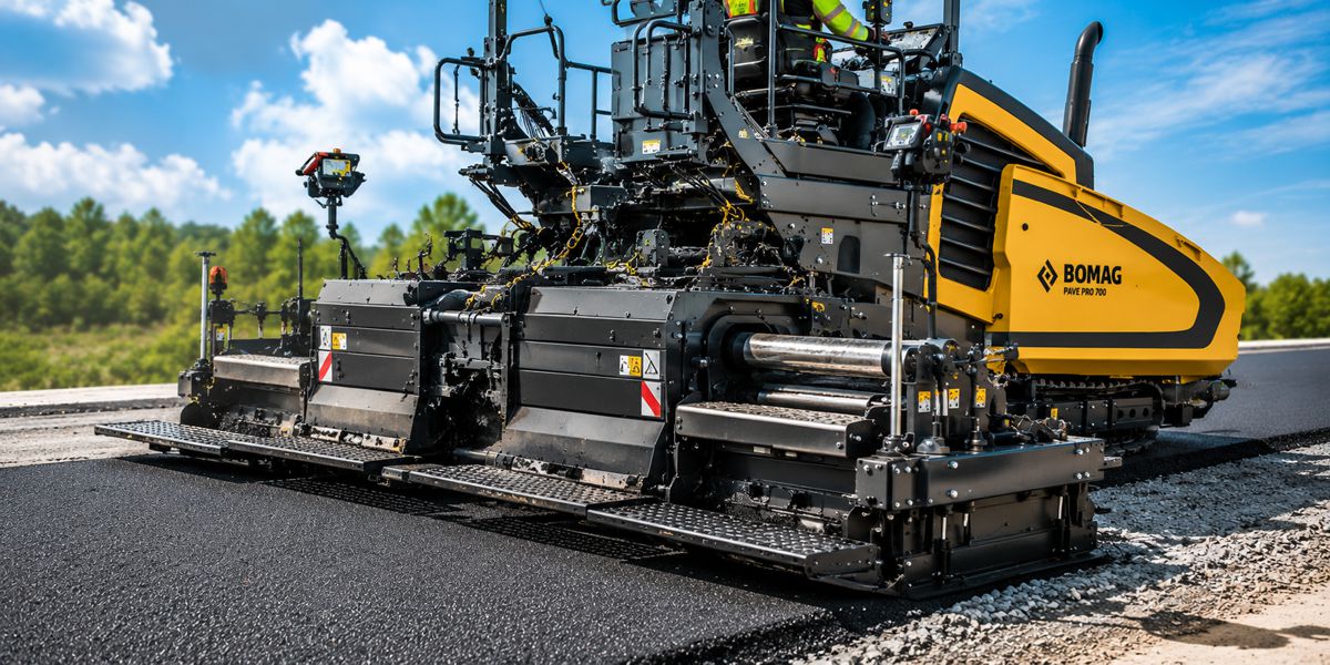 Machined Steel Components Inside Every Asphalt Paver