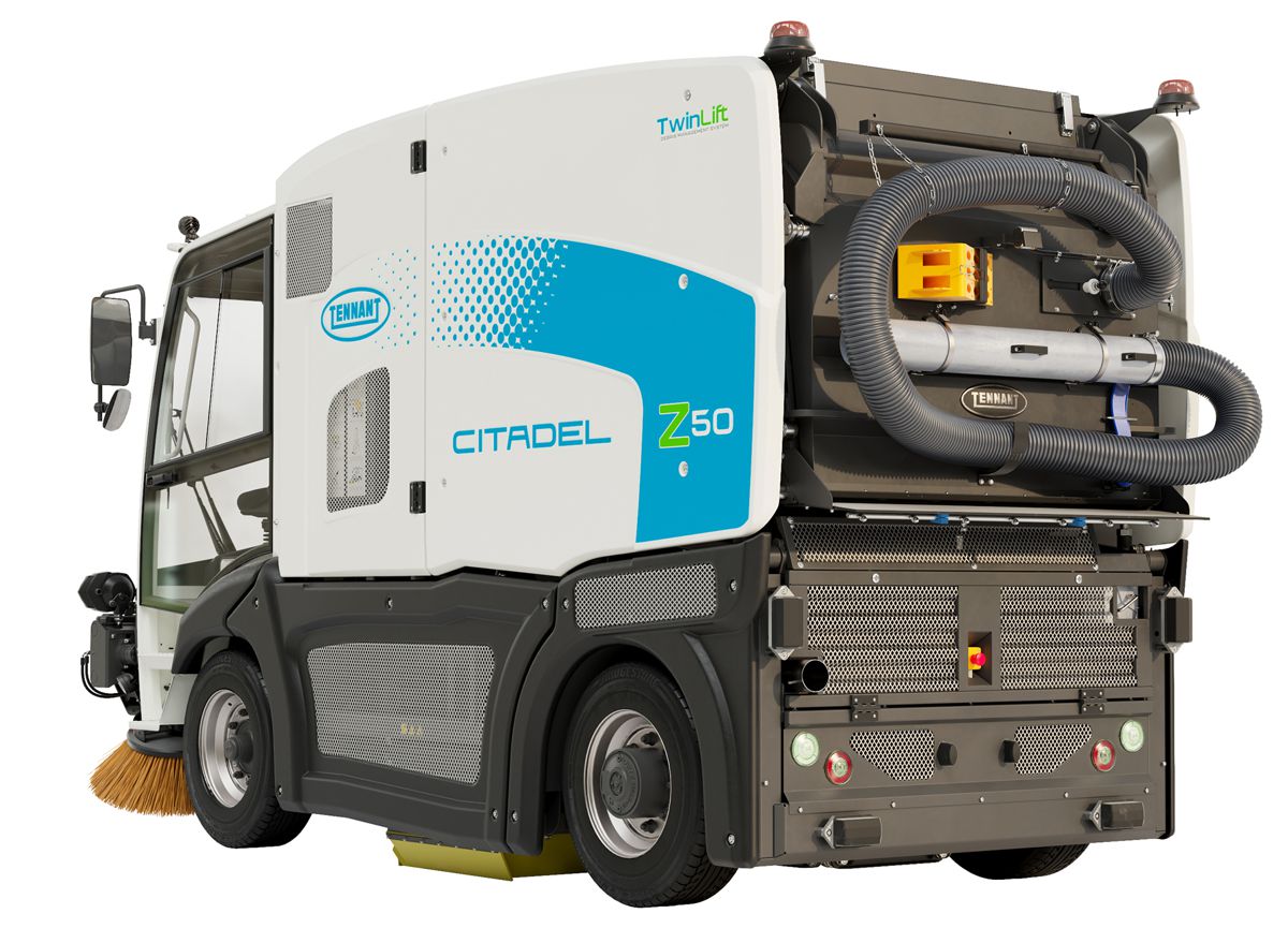 Tennant Targets Industrial Outdoor Cleaning with New Z50 Citadel Sweeper