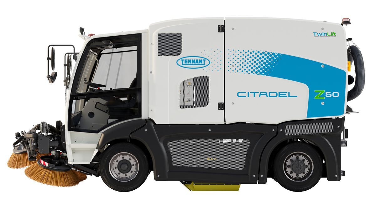 Tennant Targets Industrial Outdoor Cleaning with New Z50 Citadel Sweeper