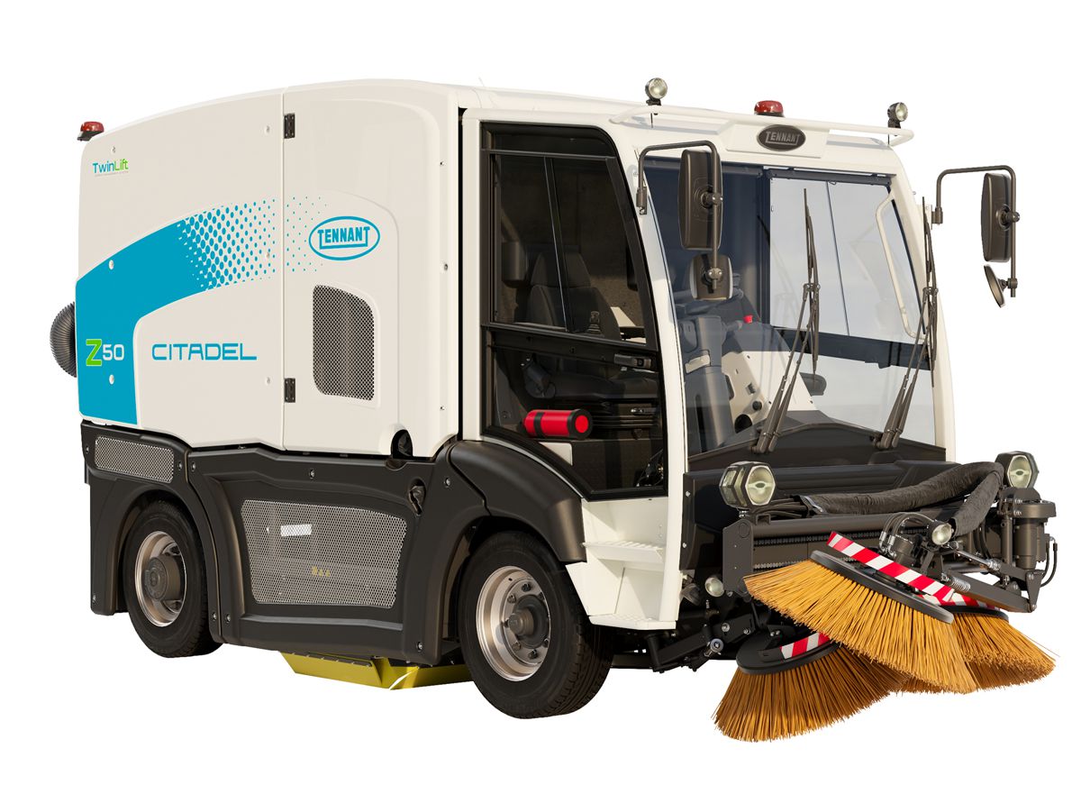 Tennant Targets Industrial Outdoor Cleaning with New Z50 Citadel Sweeper