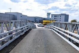 Rented Steel Bridge is Keeping Bristol Airport Open Through its Expansion