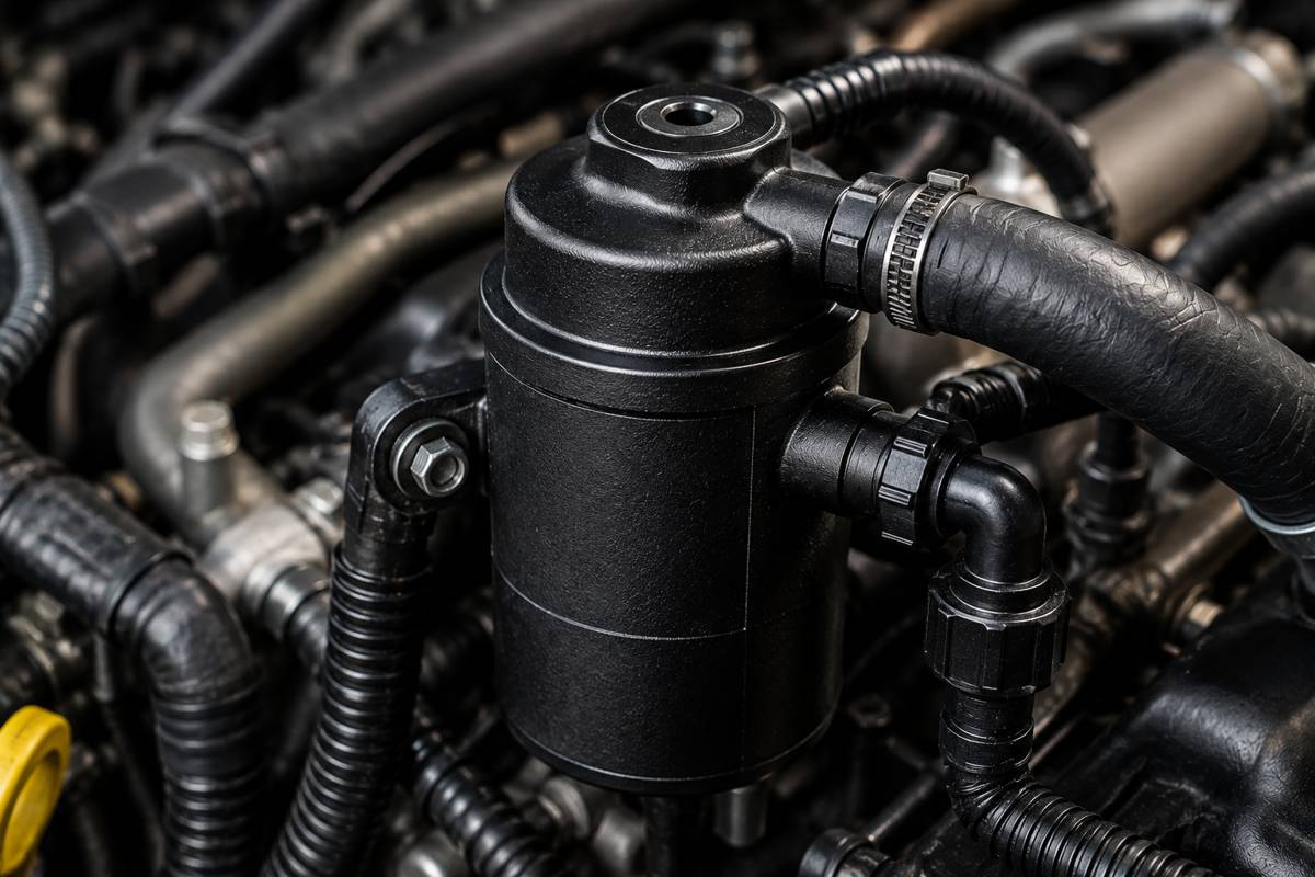 Crankcase Ventilation on Diesel Work Trucks