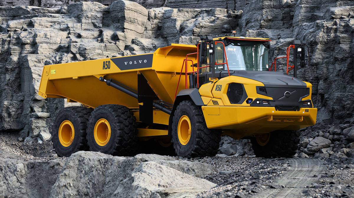Volvo Construction Equipment's A50 Articulated Hauler a Red Dot Award