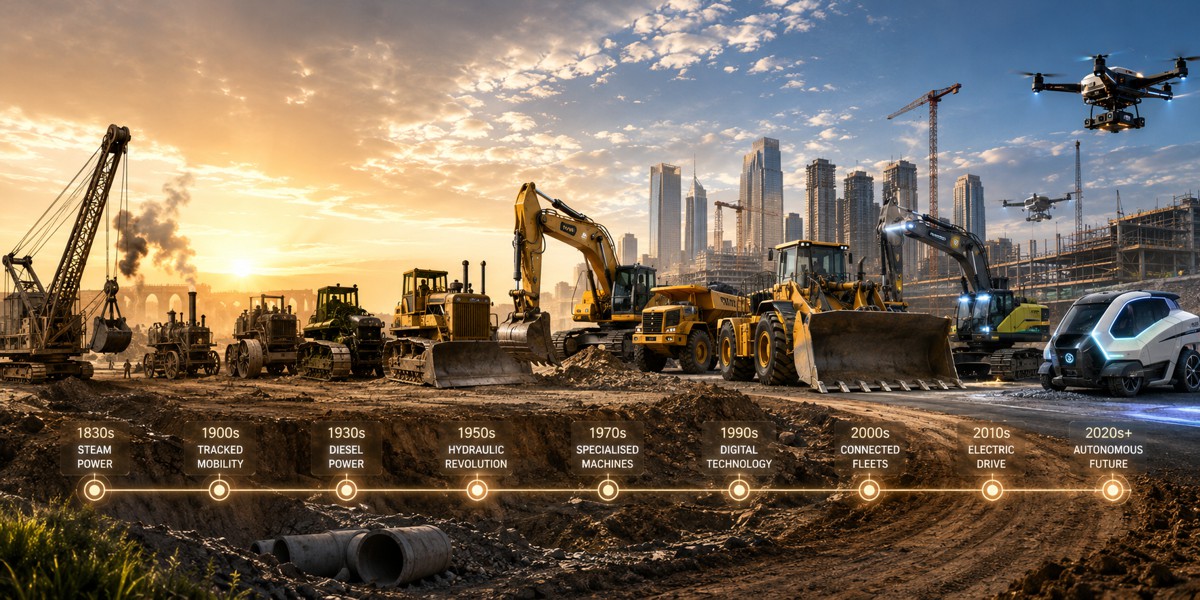 A Century of Earthmoving and Construction Machinery