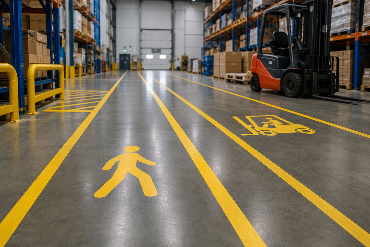 The Importance of Repairing Floor Markings for Everyone's Safety