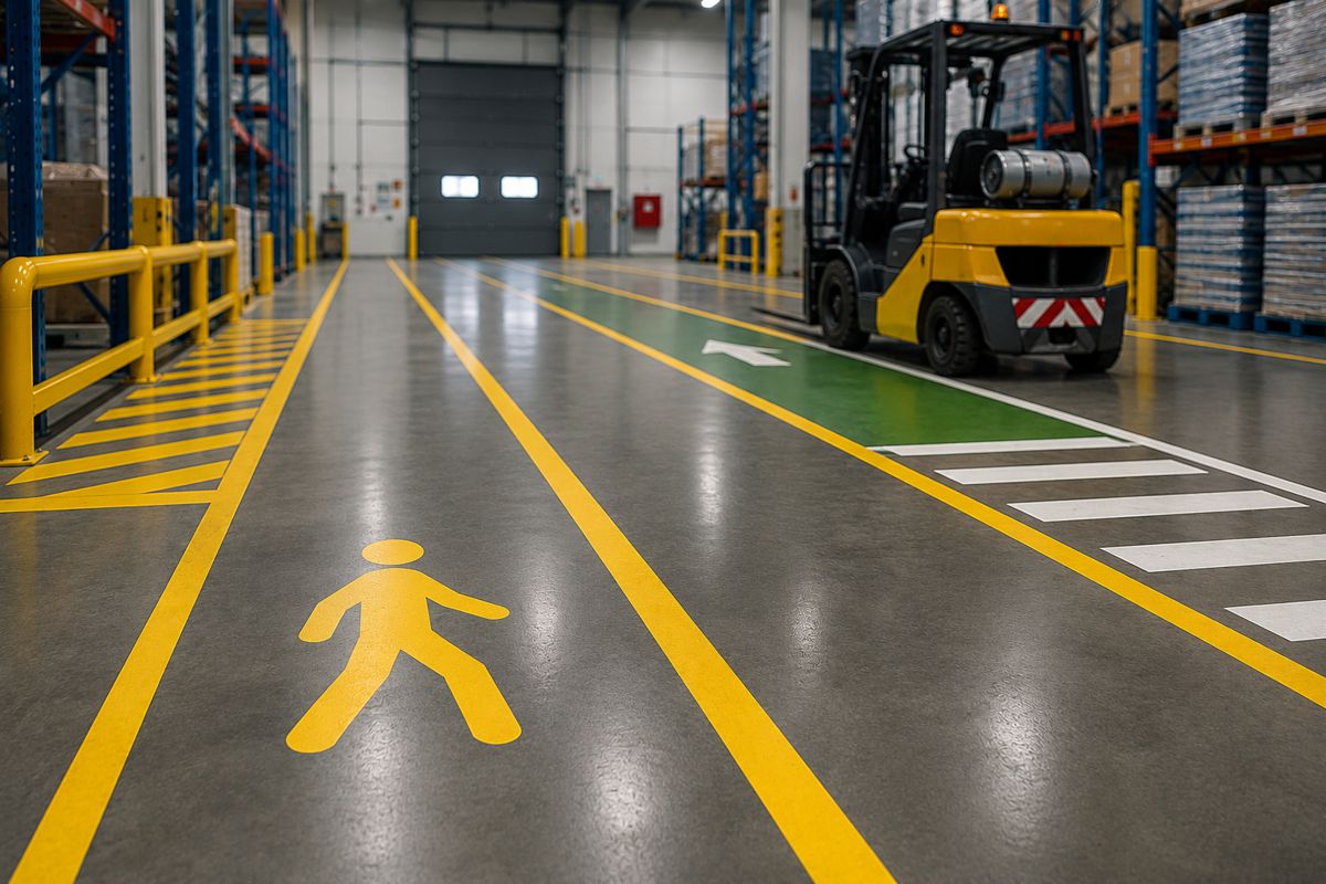 The Importance of Repairing Floor Markings for Everyone's Safety